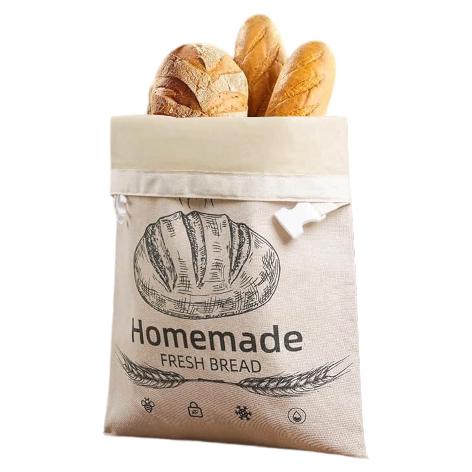 Food Storage Bags Reusable - Linen Bread Bag Reusable Bags For