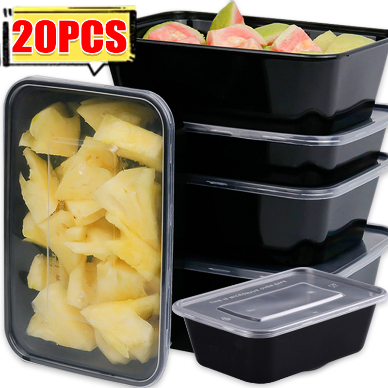 Food Storage Made Easy - 10/20x Food Storage Containers with Lids