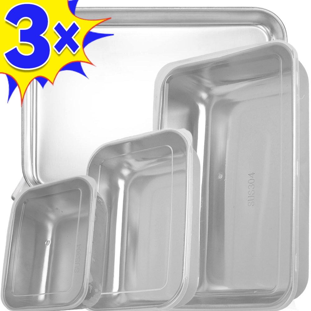 Food Storage Unit - Stainless Steel Food Storage Box Fresh-keeping