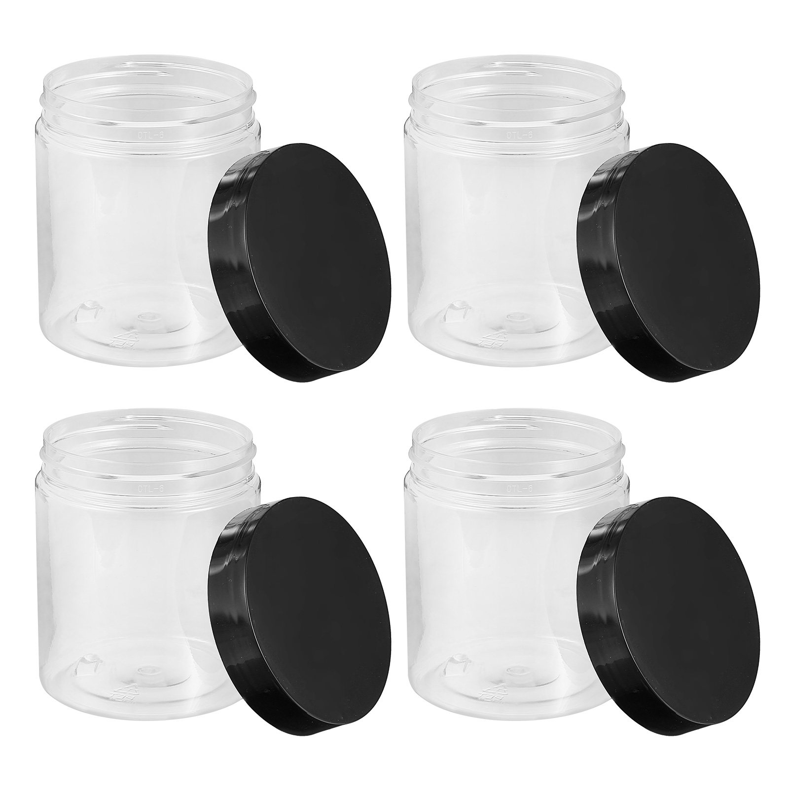Food Storage Containers - 12Pcs High Grade Transparent Plastic Storage