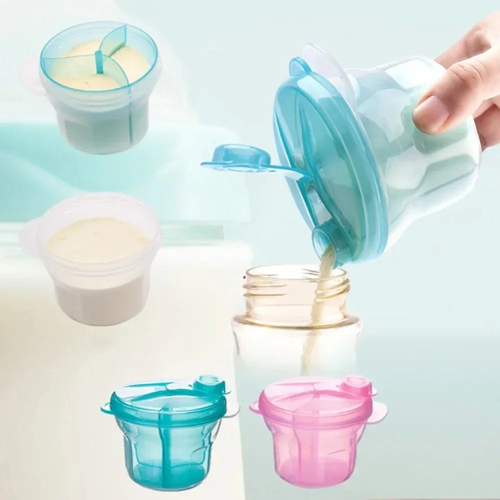 Food Storage 1 Year - 3-grid Portable Formula Dispenser for Infant
