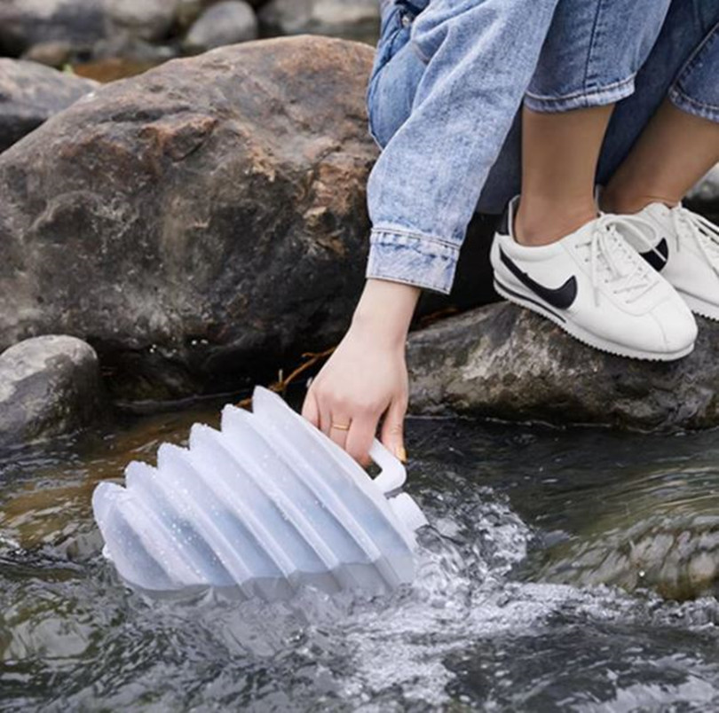 Food Storage Emergency - PE Folding Water Bag Retractable Bucket