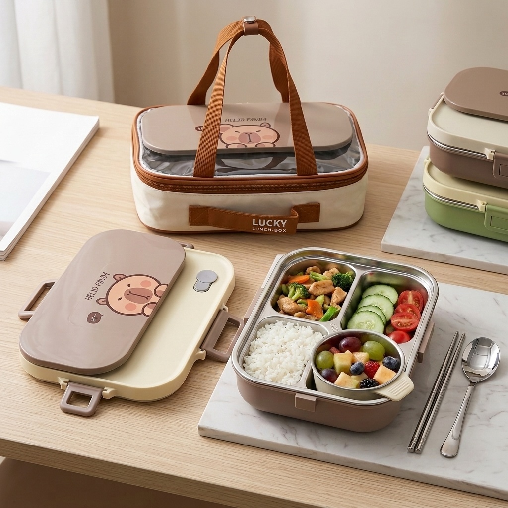 Food Storage Made Easy - 304 Stainless Steel Bento Lunch Box