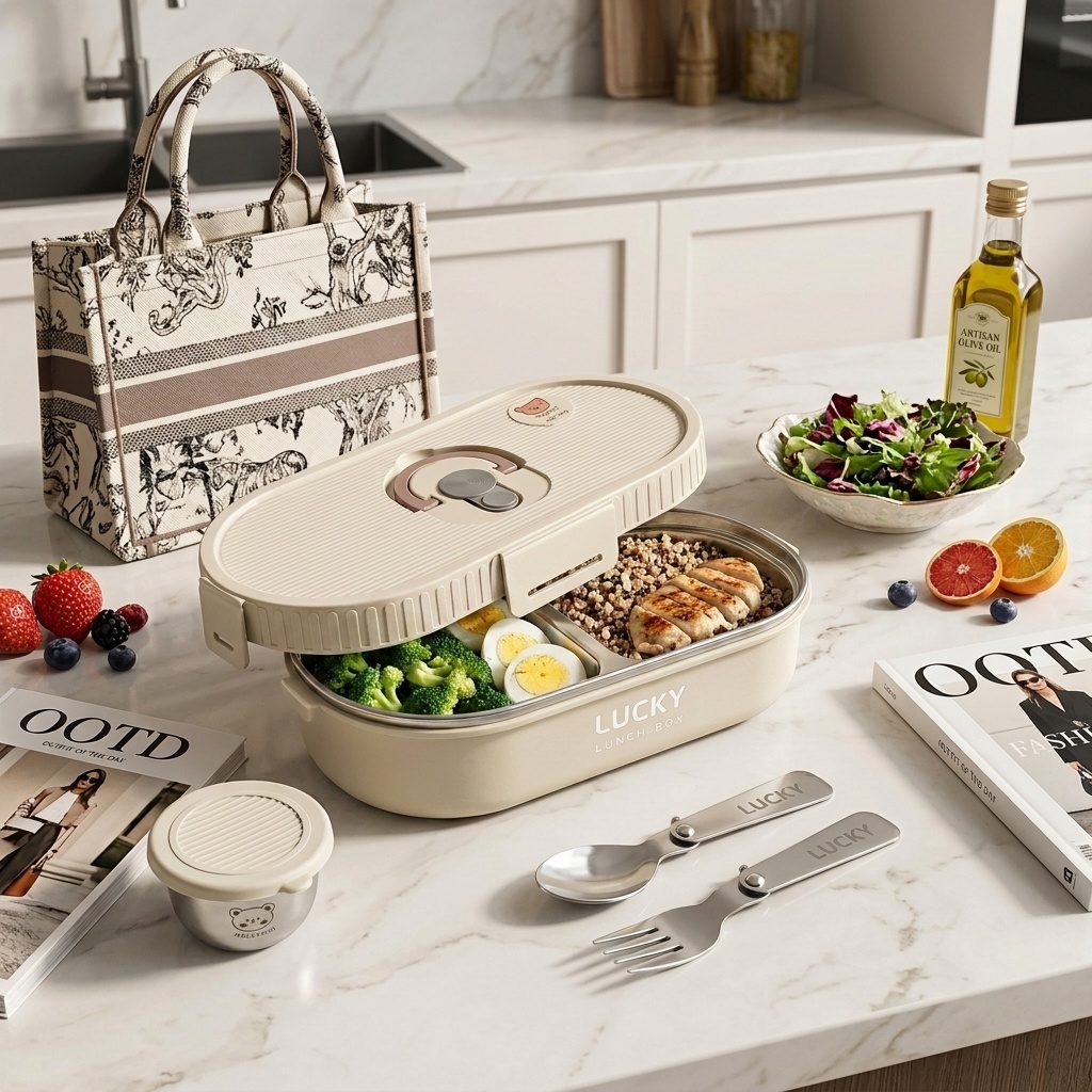 Food Storage Made Easy - Microwavable 304 Stainless Steel Bento Lunch