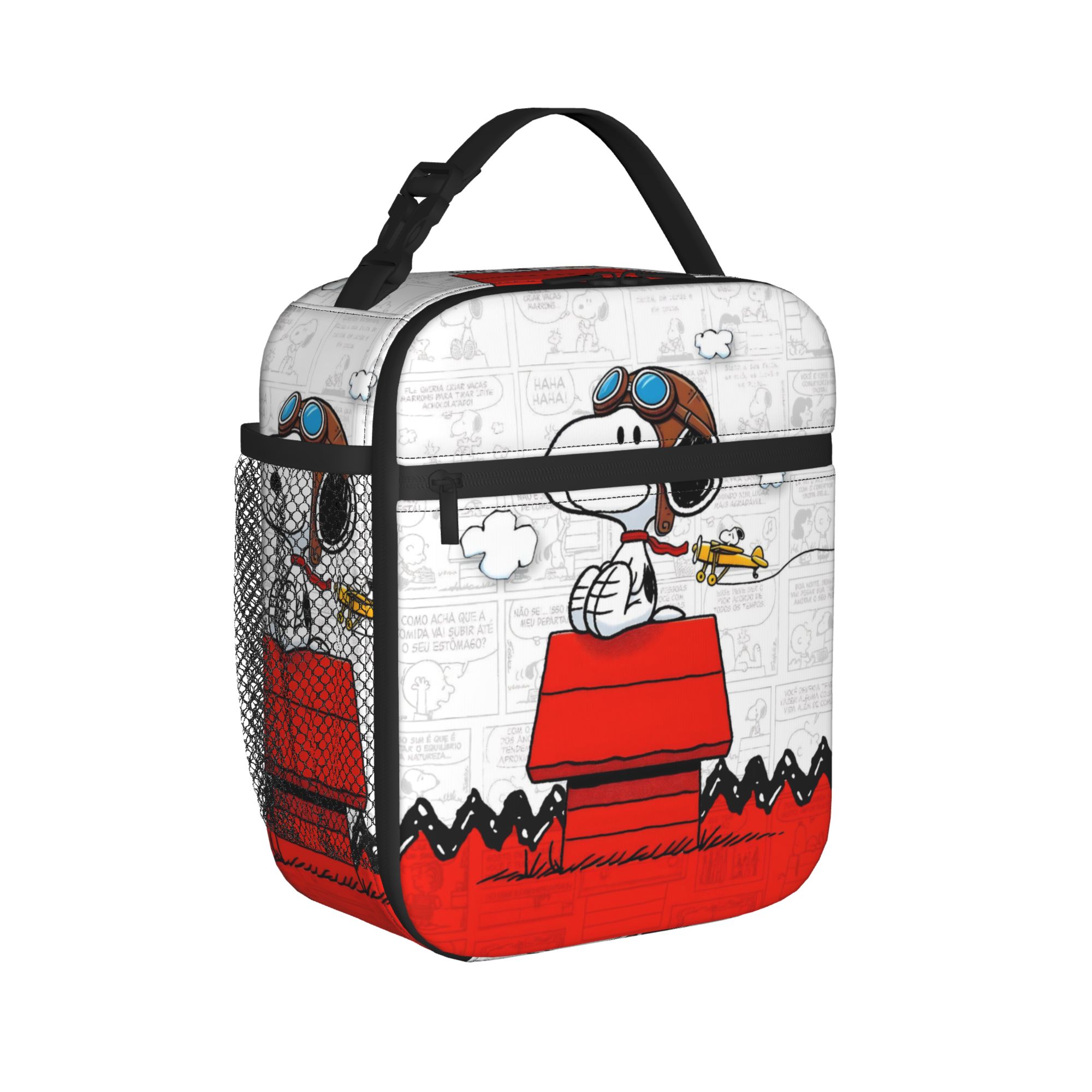 Food Storage Bags Reusable - Halloween Snoopys Insulated Lunch Bags Thermal