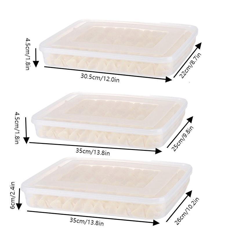 Storage Food Tray - For Dumpling Fruits Vegetables Meat Cake