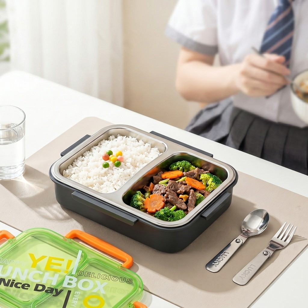 Food Storage Made Easy - Microwavable 304 Stainless Steel Bento Lunch
