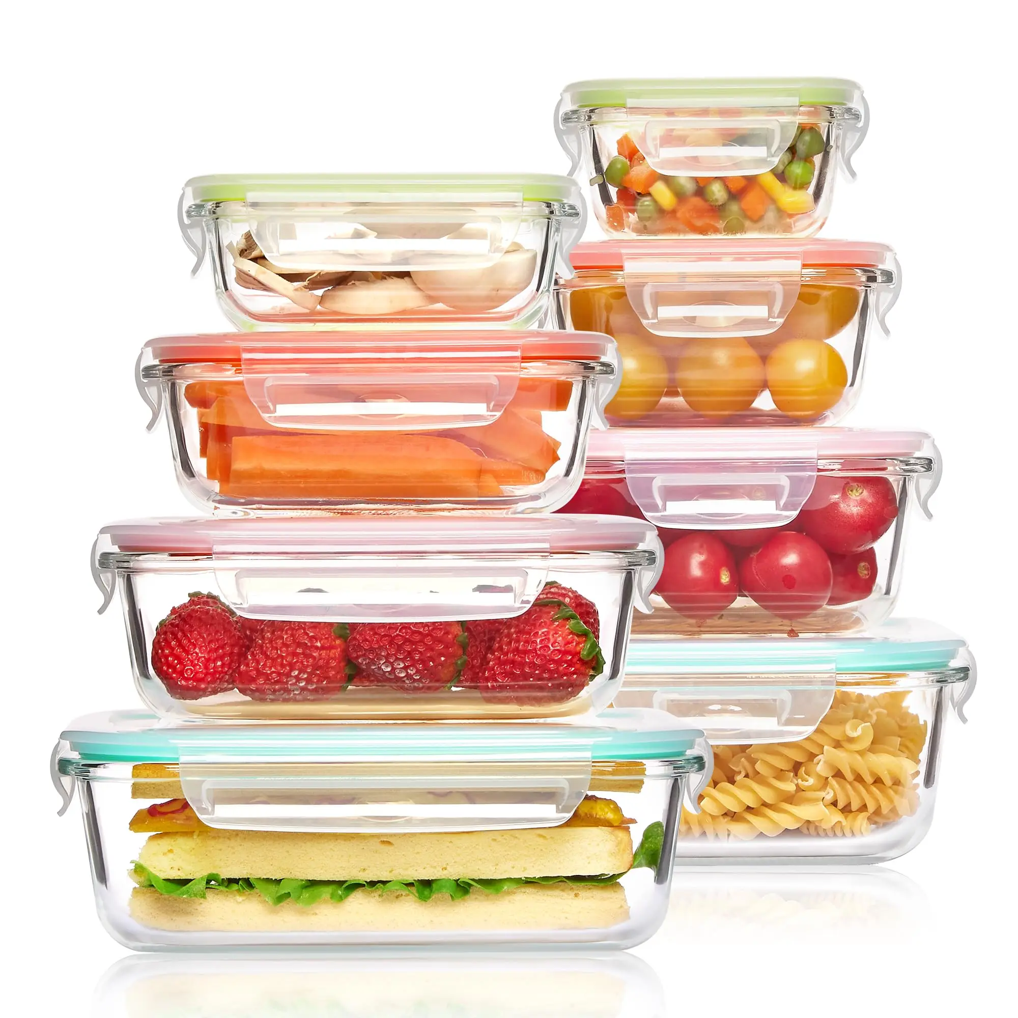 Food Storage Glass Box - Glass Lunch Box Food Storage Containers,