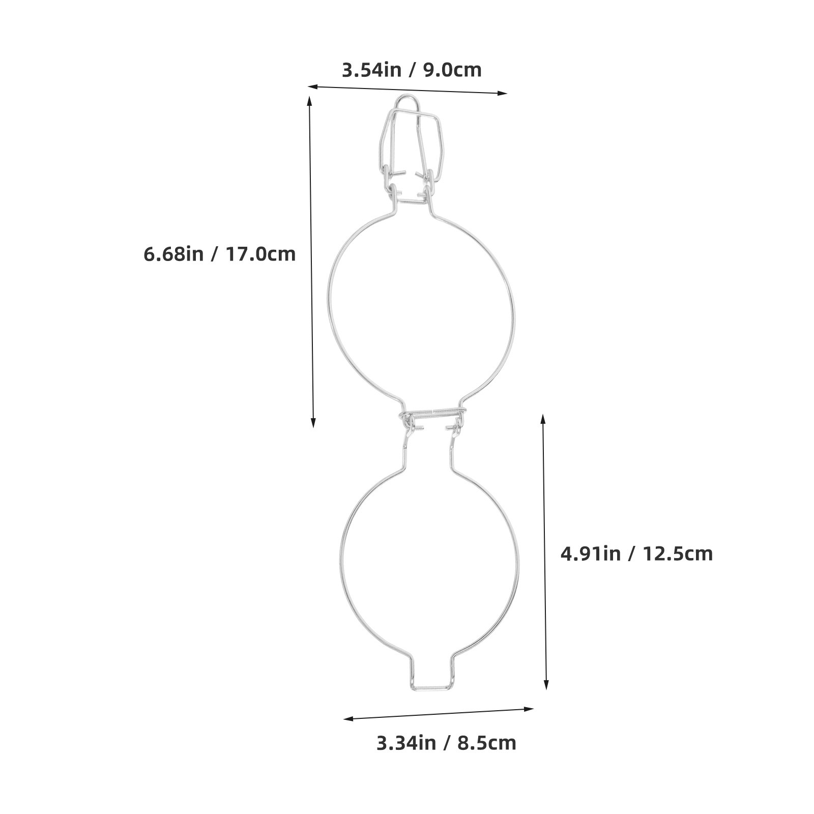6Pcs Stainless Steel Snap Clas - Food Storage Glass recension och pris