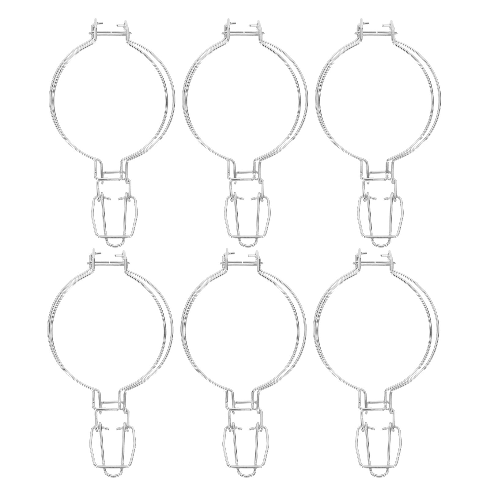 6Pcs Stainless Steel Snap Clas - Food Storage Glass recension och pris