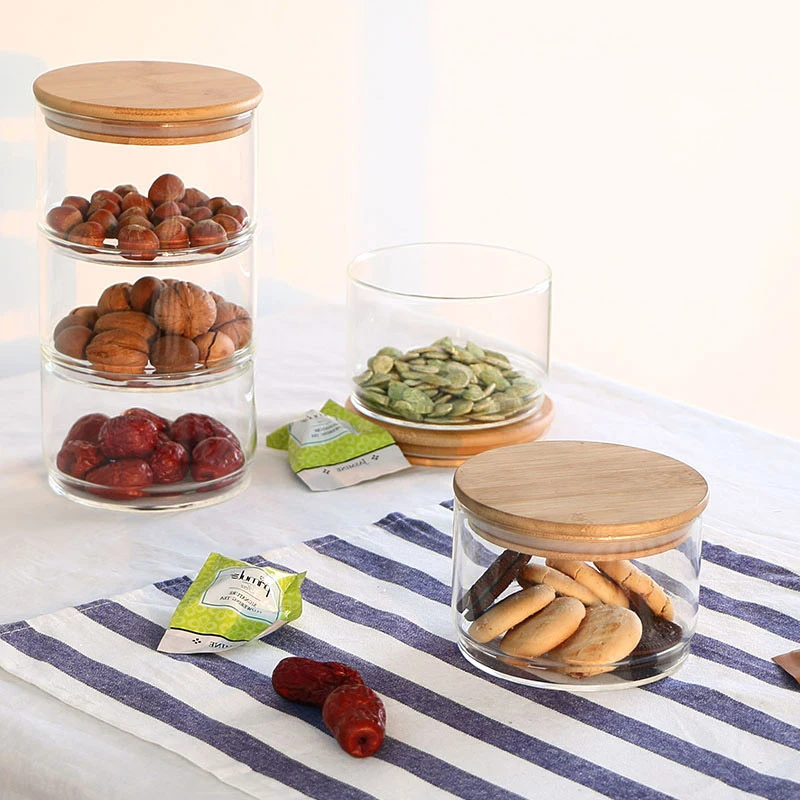 New1200 Ml 3-layer Glass Can K - Food Storage Set Glass recension och pris