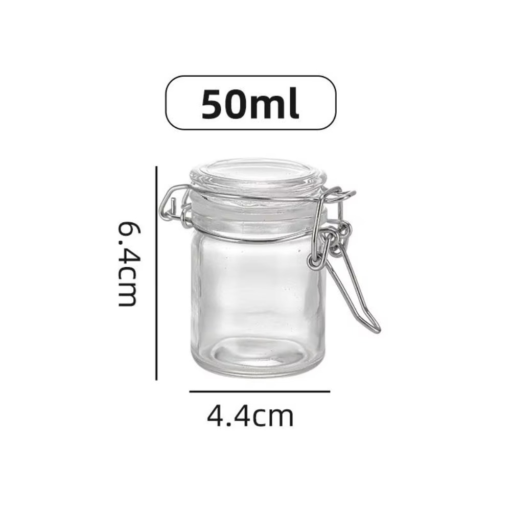 50/100ml Glass Sealed Jar Airt - Food Storage Set Glass recension och pris