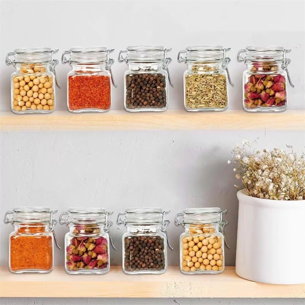 50/100ml Glass Sealed Jar Airt - Food Storage Set Glass recension och pris