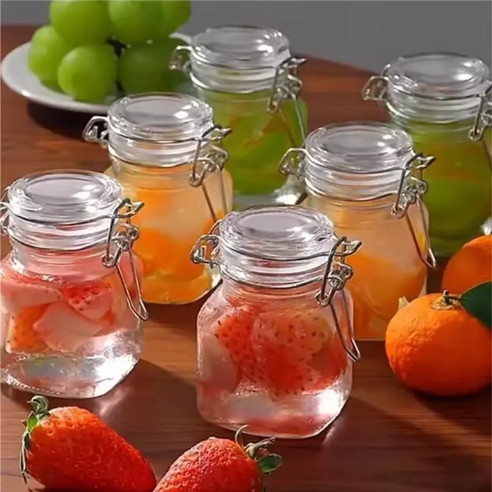 50/100ml Glass Sealed Jar Airt - Food Storage Set Glass recension och pris