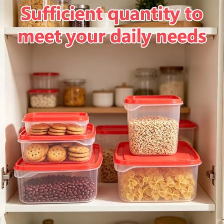 17Pcs Plastic Food Storage Set - Food Storage Containers recension och pris