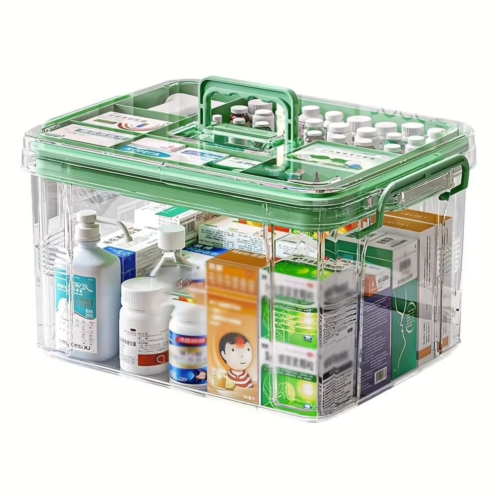 Durable Double Layers Pill Sto - Food Storage Emergency recension och pris
