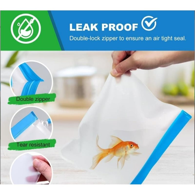 RABIT AS59~ Reusable Plastic B - Food Storage Bags Reusable recension och pris