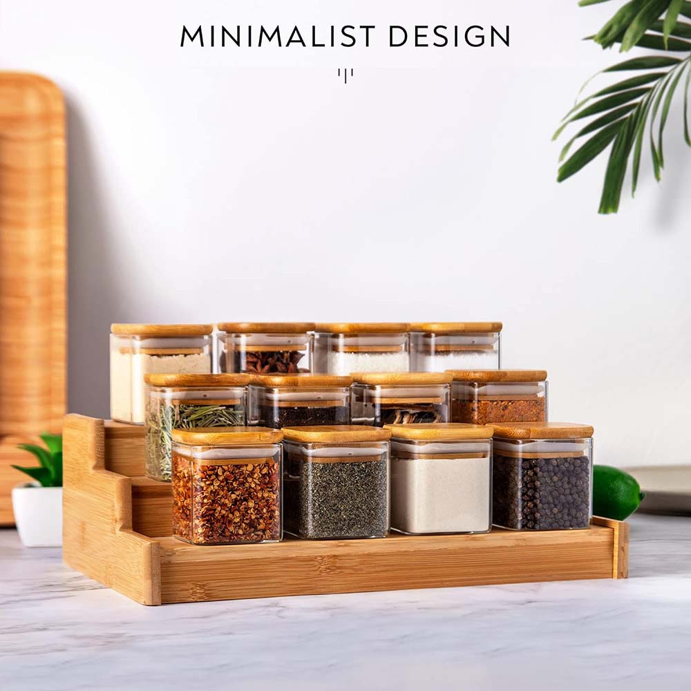 5oz Glass Jars Set with Spice  - Food Storage Set Glass recension och pris
