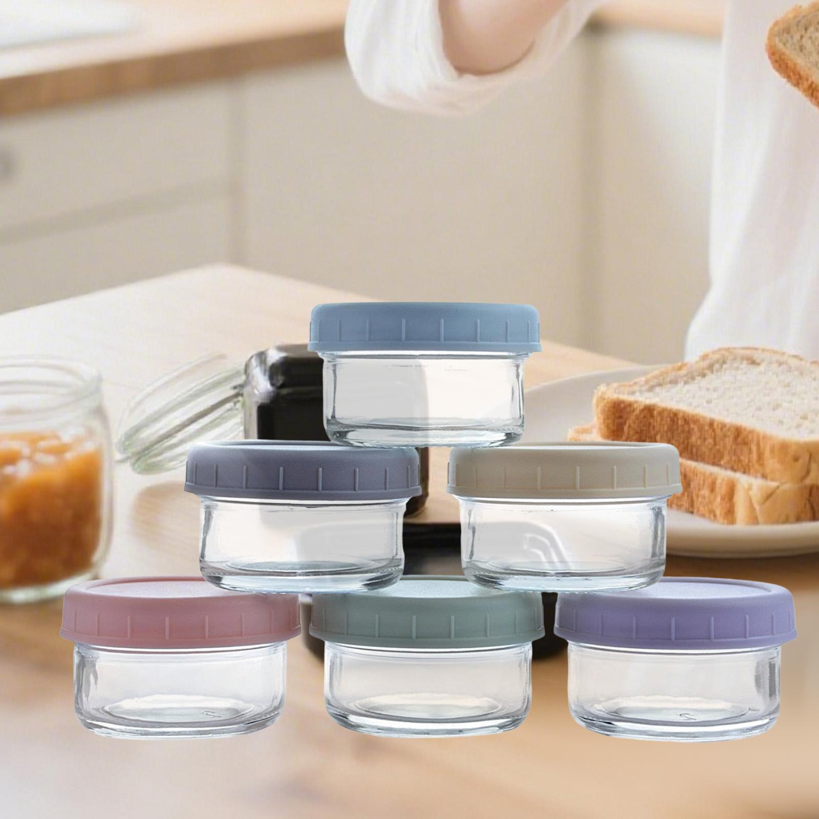 Mini Glass Jars with Leakproof - Food Storage Set Glass recension och pris