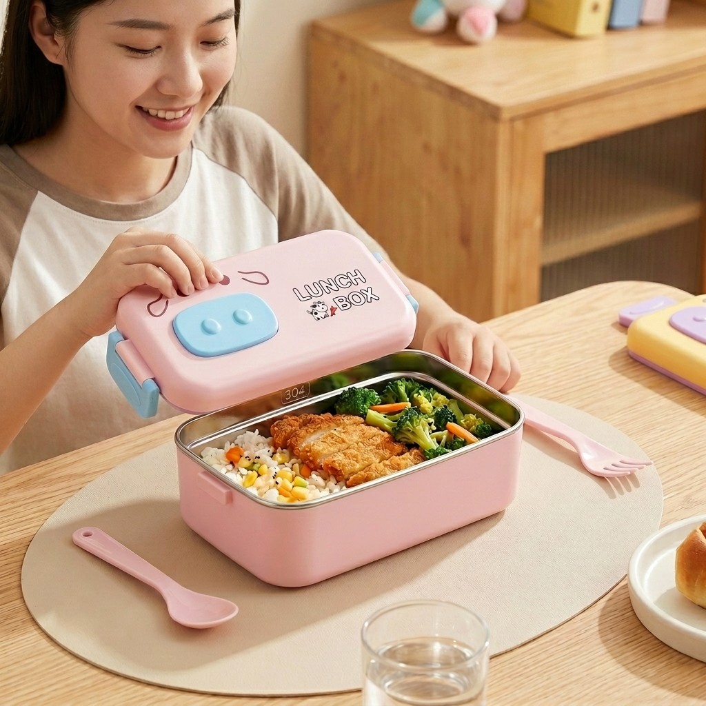 304 Stainless Steel Bento Box  - Food Storage Made Easy recension och pris
