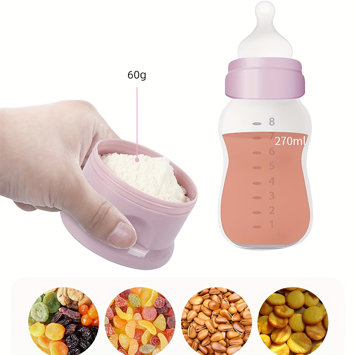 Large Capacity Baby Milk Powde - Food Storage 1 Year recension och pris