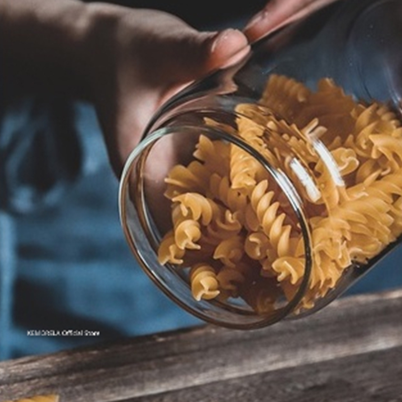 Wood Lid Glass Airtight Canist - Food Storage Glass Box recension och pris