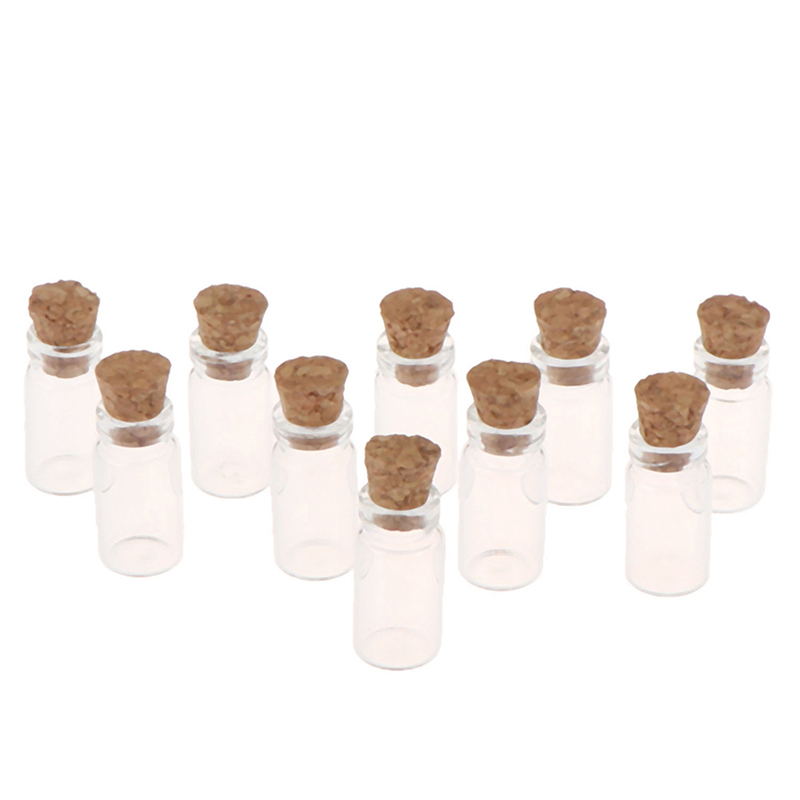 10Pcs 1:12 Dollhouse Miniature - Food Storage Glass recension och pris
