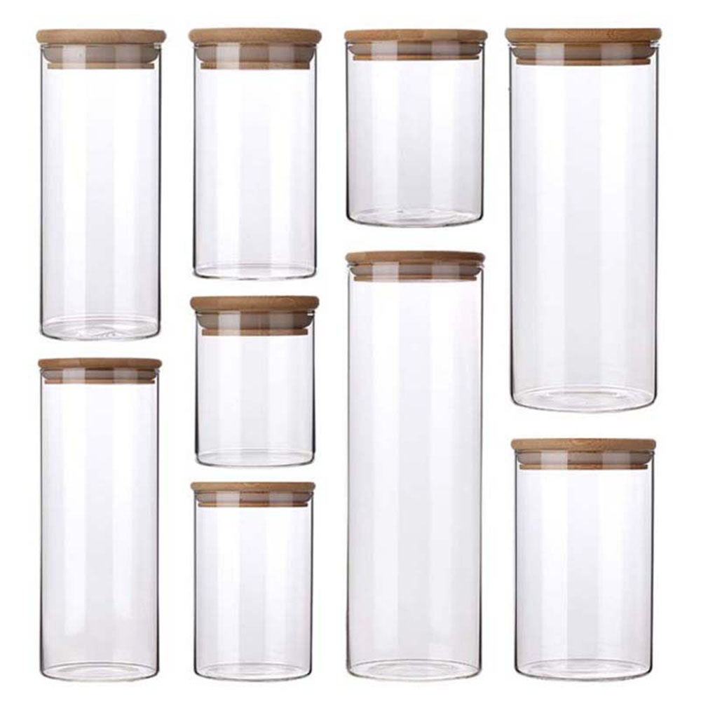 4/8pcs 250ml 500ml 1000ml Glas - Food Storage Glass Box recension och pris