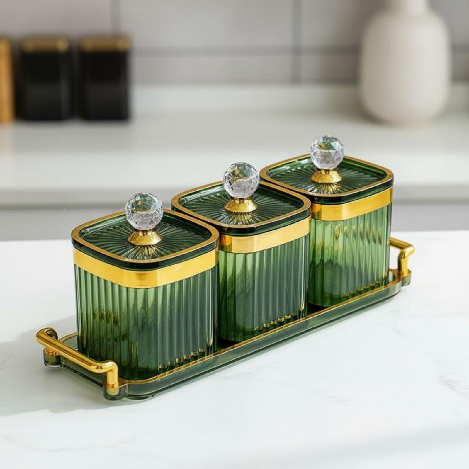 Decorative Snack Container Set - Storage Food Tray recension och pris
