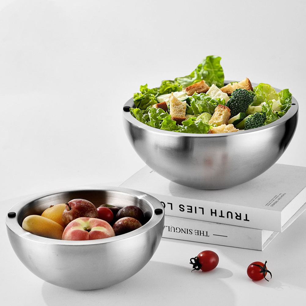 304 Thickened Salad Mixing Bow - Food Storage Unit recension och pris