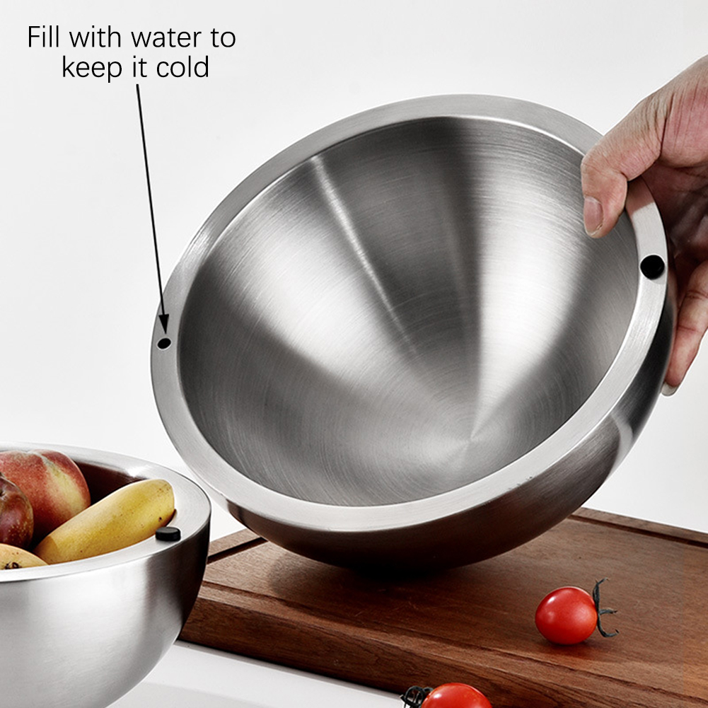 304 Thickened Salad Mixing Bow - Food Storage Unit recension och pris