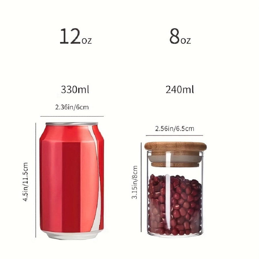 12pcs/set Airtight Glass Stora - Food Storage Set Glass recension och pris