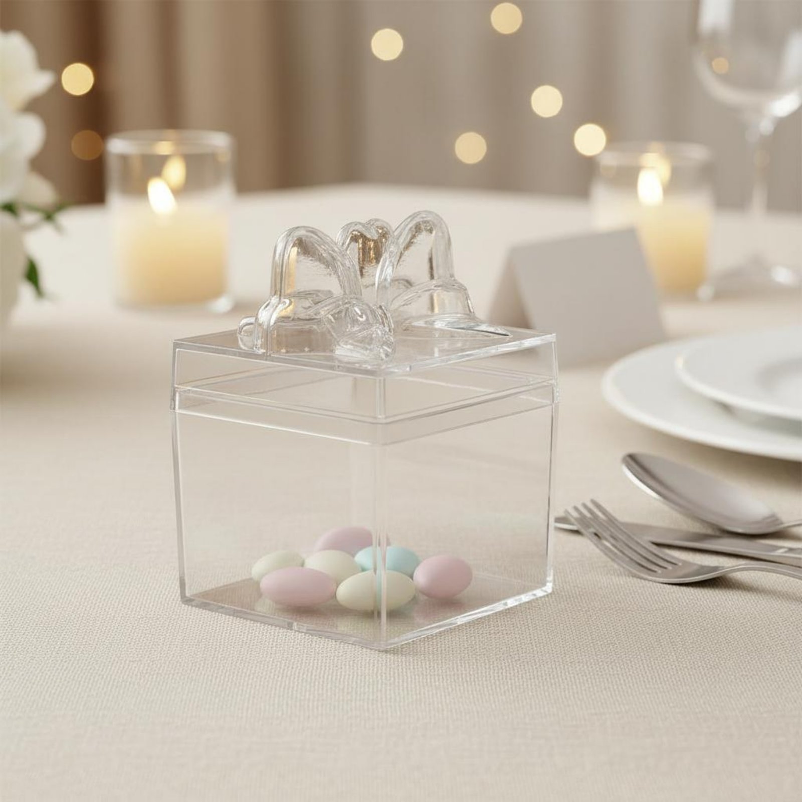 Clear Plastic Candy Box with R - Food Storage Containers recension och pris