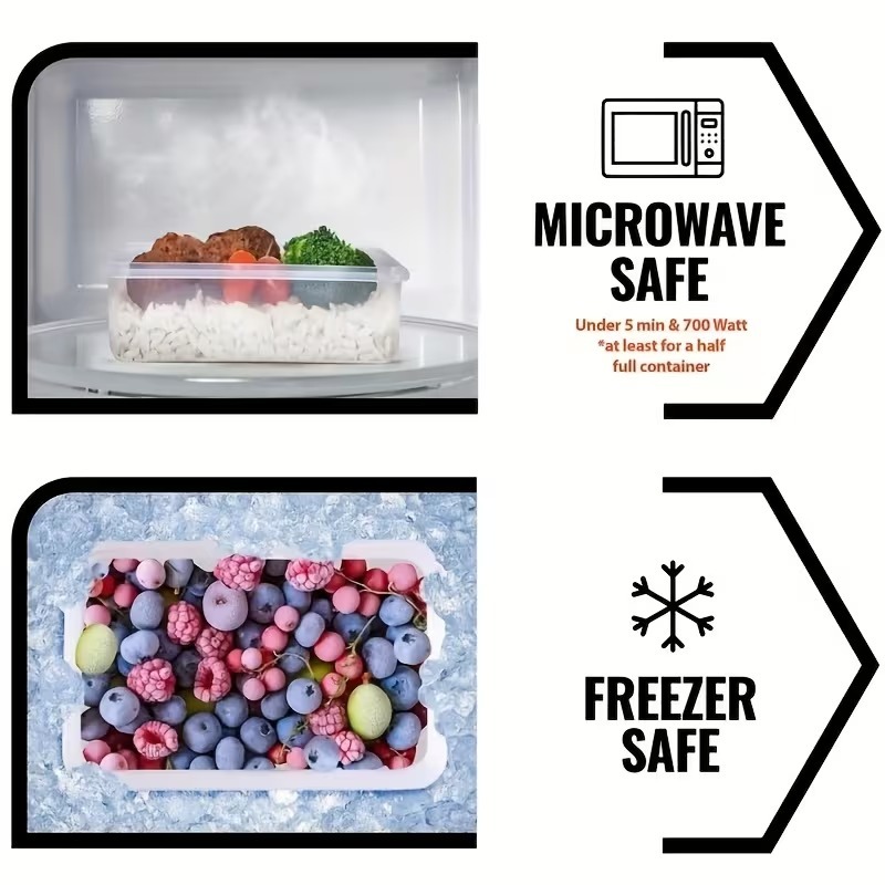 4-Piece Clear Food Storage Con - Food Storage Unit recension och pris