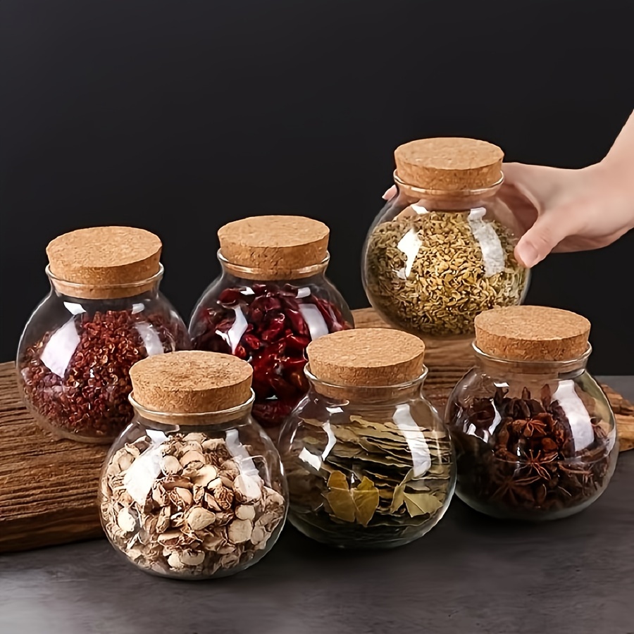 500ML Clear Glass Storage Cani - Food Storage Set Glass recension och pris