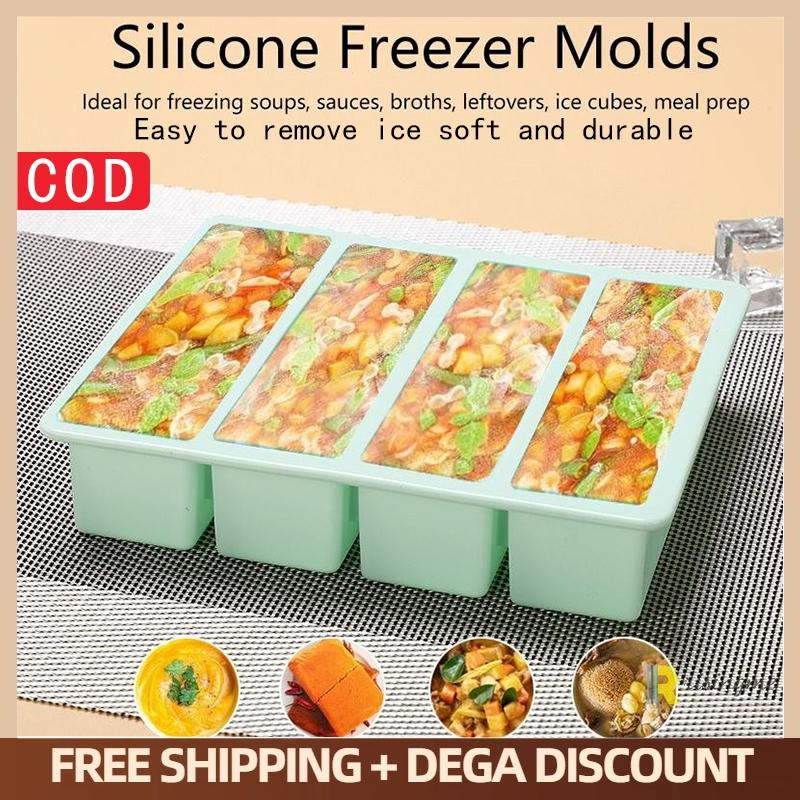Extra Large Silicone Food Tray - Storage Food Tray recension och pris