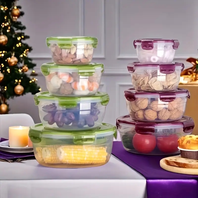 4 Plastic Food Storage Contain - Food Storage Unit recension och pris