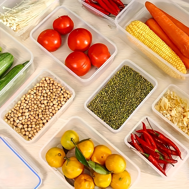 8Pcs Set Includes 4 Containers - Food Storage Made Easy recension och pris
