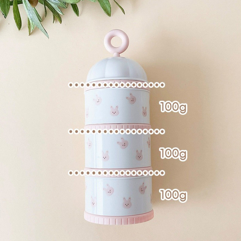 Cute Bear Milk Powder Box Baby - Food Storage 1 Year recension och pris