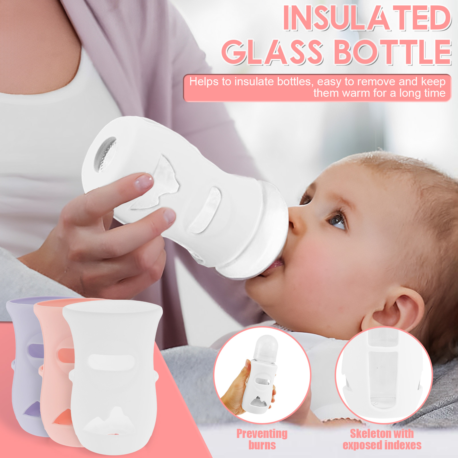Silicone Sleeves Silicone Baby - Food Storage 1 Year recension och pris