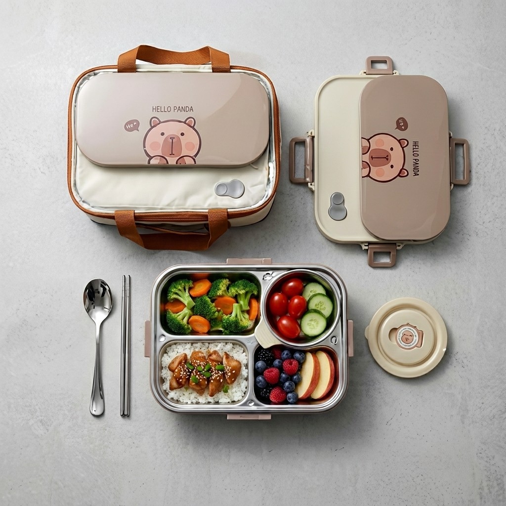 304 Stainless Steel Bento Lunc - Food Storage Made Easy recension och pris