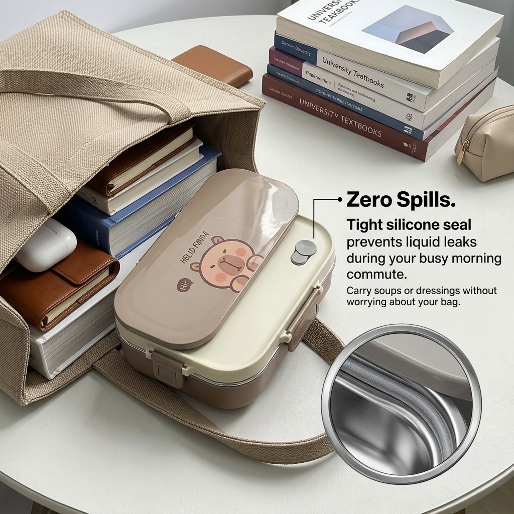 304 Stainless Steel Bento Lunc - Food Storage Made Easy recension och pris