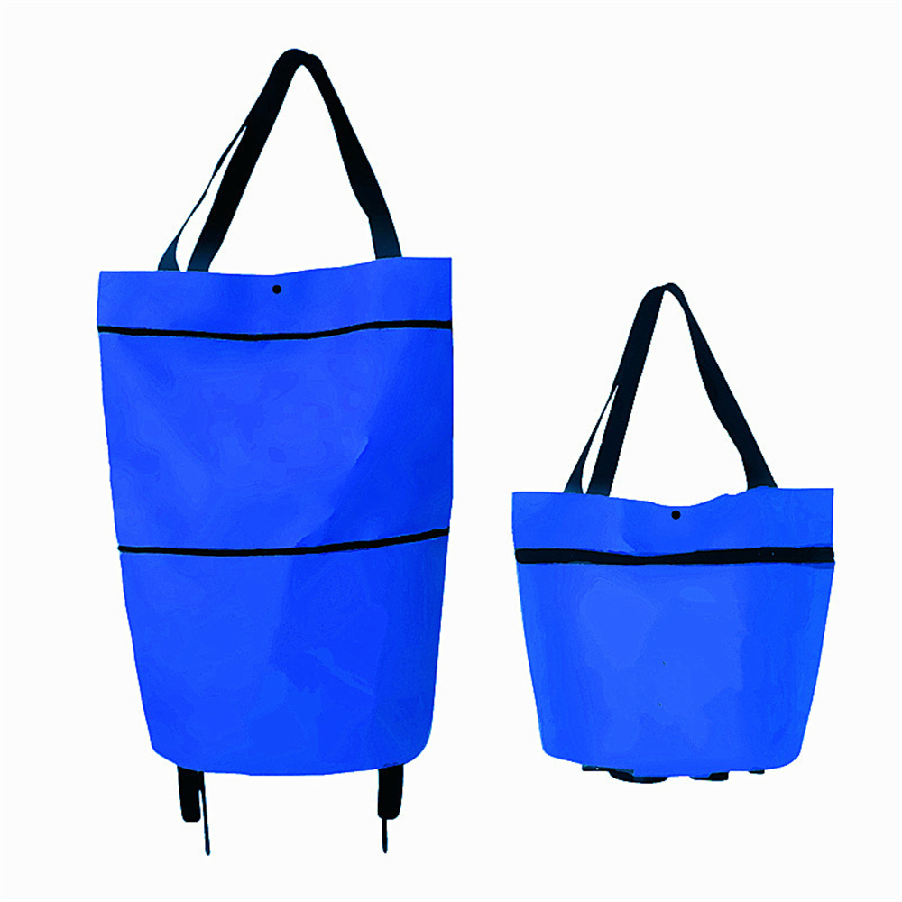 Foldable Shopping Trolley Bag  - Food Storage Bags Reusable recension och pris
