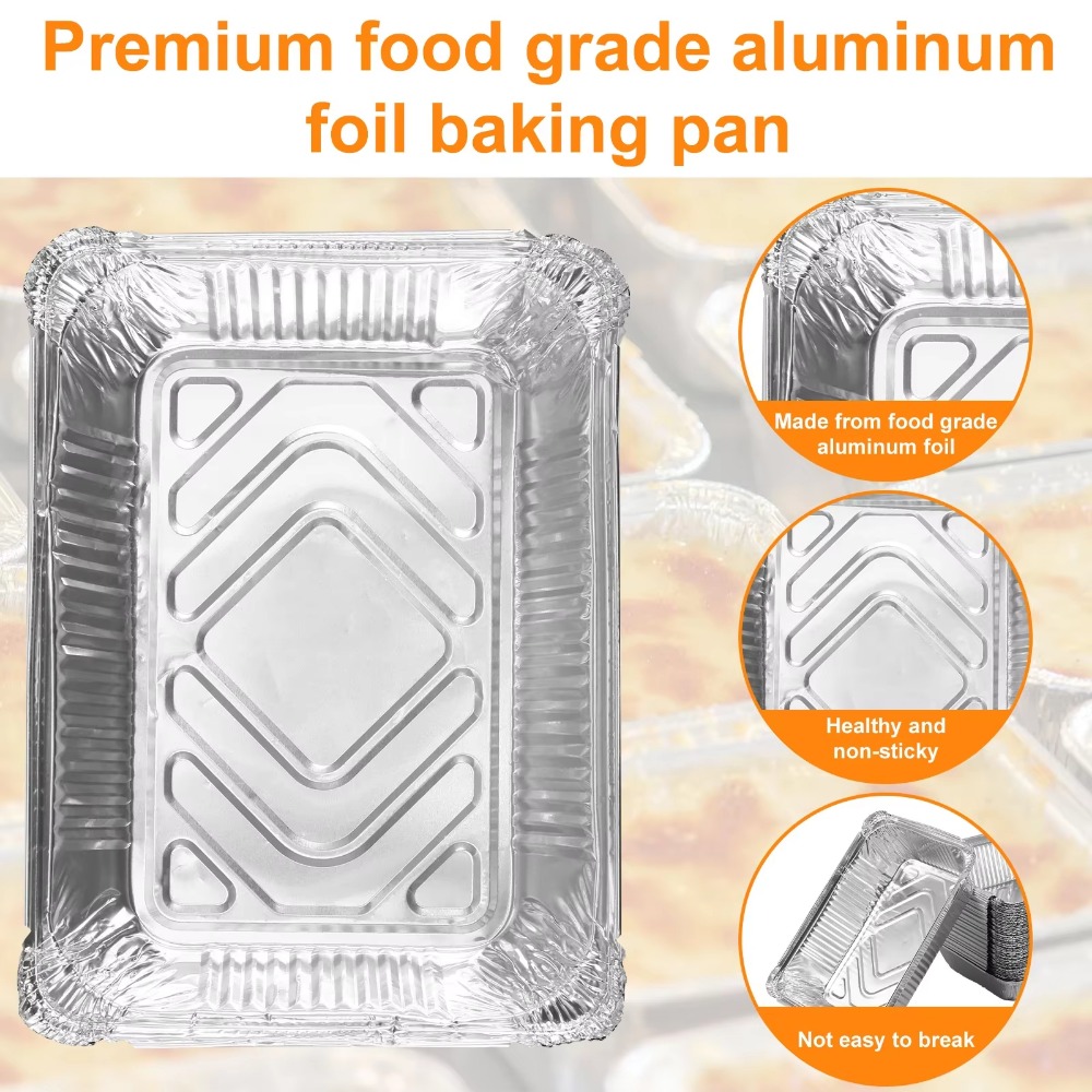 10PCS Disposable Aluminum Foil - Storage Food Tray recension och pris