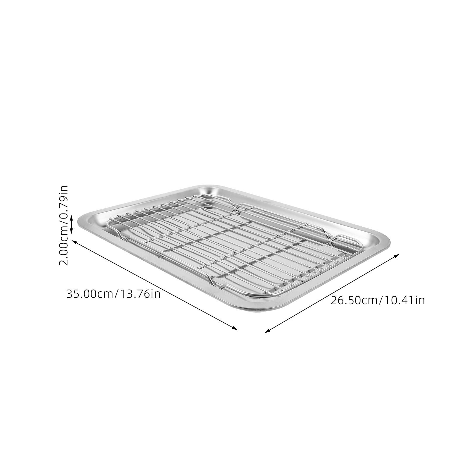 1Set Stainless Steel Wire Baki - Storage Food Tray recension och pris