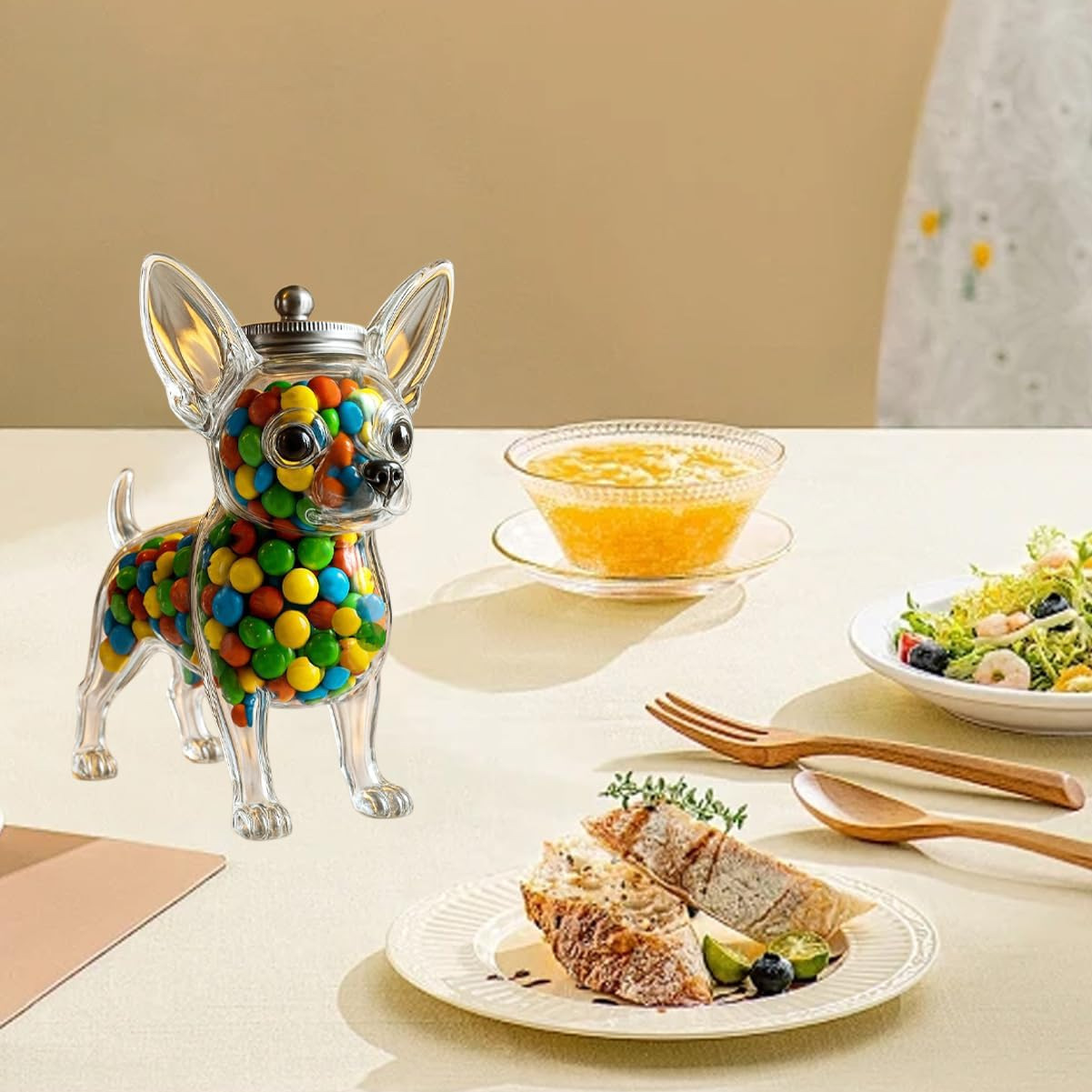 Chihuahua Shaped Container Fre - Food Storage Set Glass recension och pris