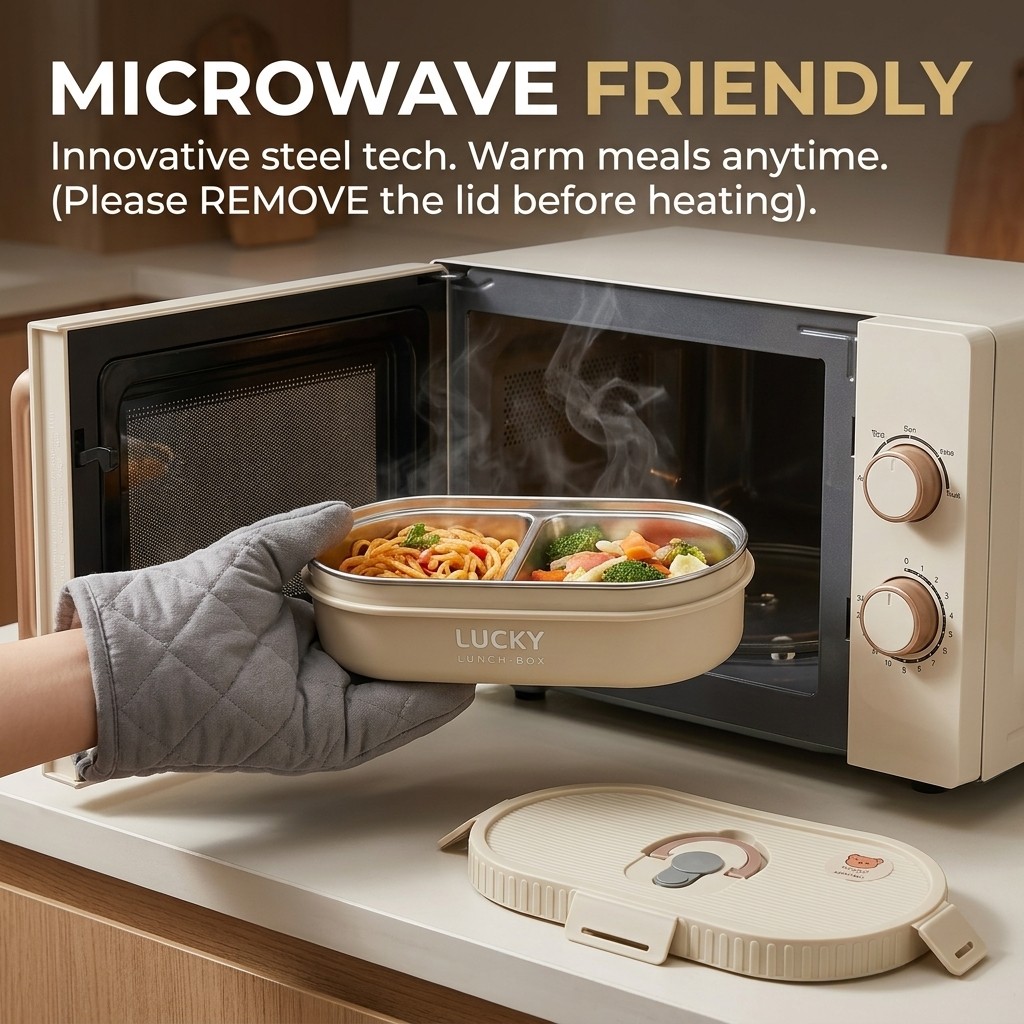 Microwavable 304 Stainless Ste - Food Storage Made Easy recension och pris