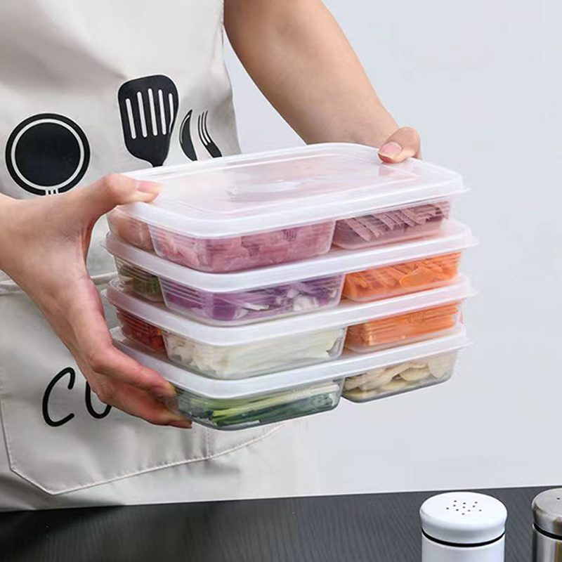 New【4 Grids Plastic Storage Bo - Food Storage Unit recension och pris