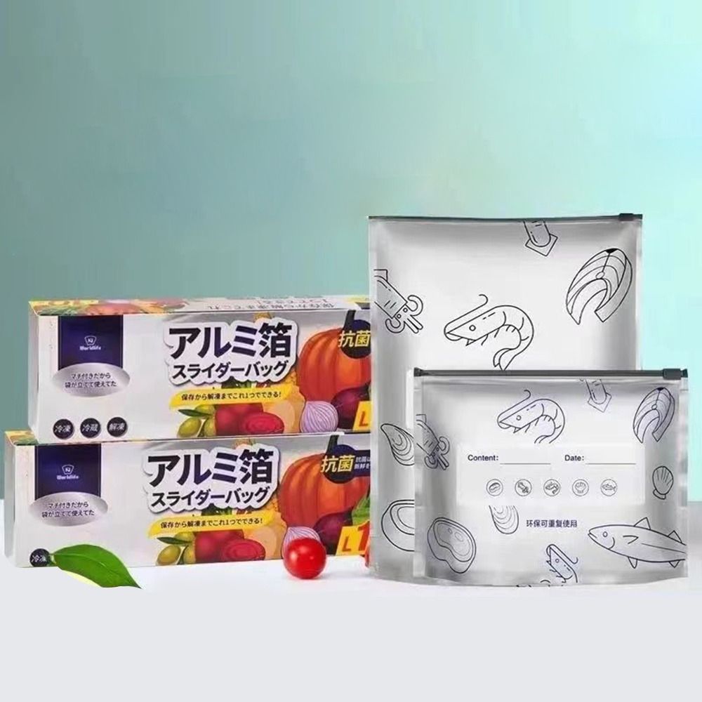 10Pcs/Bag Large Capacity Alumi - Food Storage Bags Reusable recension och pris