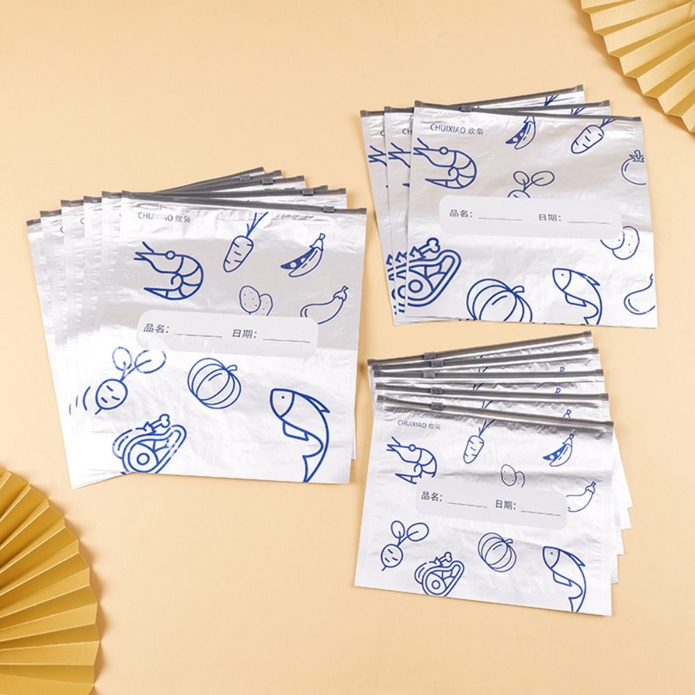 10Pcs/Bag Large Capacity Alumi - Food Storage Bags Reusable recension och pris
